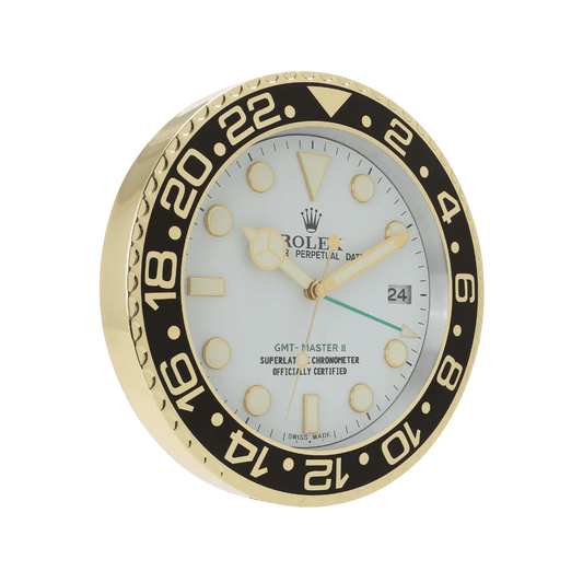 ساعة الحائط الفاخرة - مستوحاة من Rolex GMT Master II لشركة Watches Actusiass