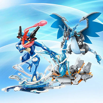 Set de Construction Pokémon : Glurak Charizard X ou Quajutsu Greninja