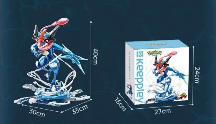 Set de Construction Pokémon : Glurak Charizard X ou Quajutsu Greninja