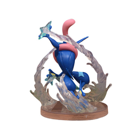 Figurine Greninja Quajutsu 13 cm avec décorations collector