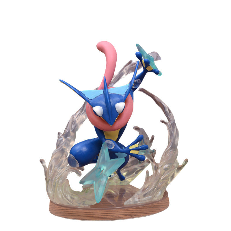 Figurine Greninja Quajutsu 13 cm avec décorations collector