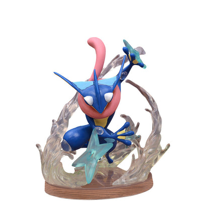 Figurine Greninja Quajutsu 13 cm avec décorations collector