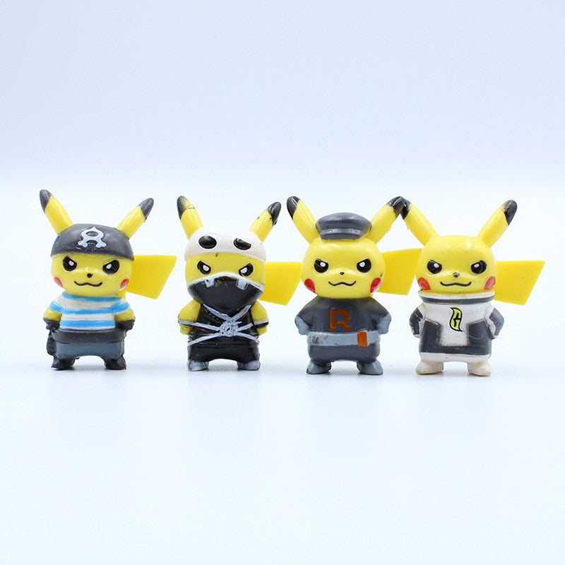 Collection de 10 Figurines Pikachu Éblouissantes