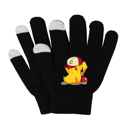 Ensemble d'Hiver Pokémon : Mütze, Schal et Gants Stylés