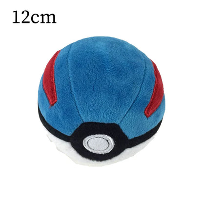 Set de 4 Balles en Peluche Pokémon - Master Ball, Super Ball, Great Ball, Ultra Ball