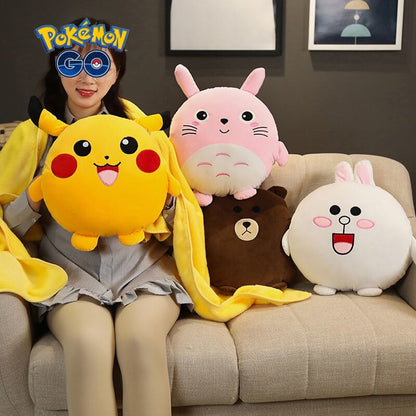 Coussin 3D Pikachu - Le Compagnon Parfait des Fans de Pokémon