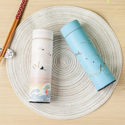 Gourde Thermos Design Élégante 500 ml - Isolation Exceptionnelle et Style Artistique