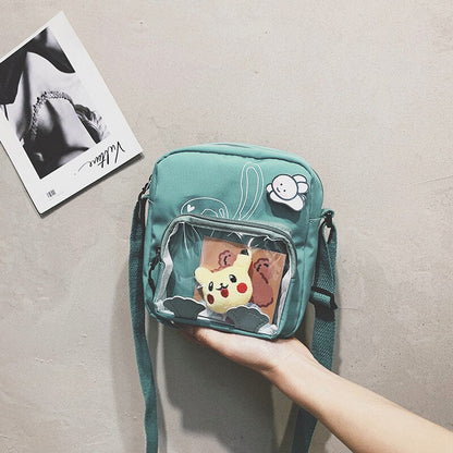 Sac Messenger Transparent Pikachu Pokémon