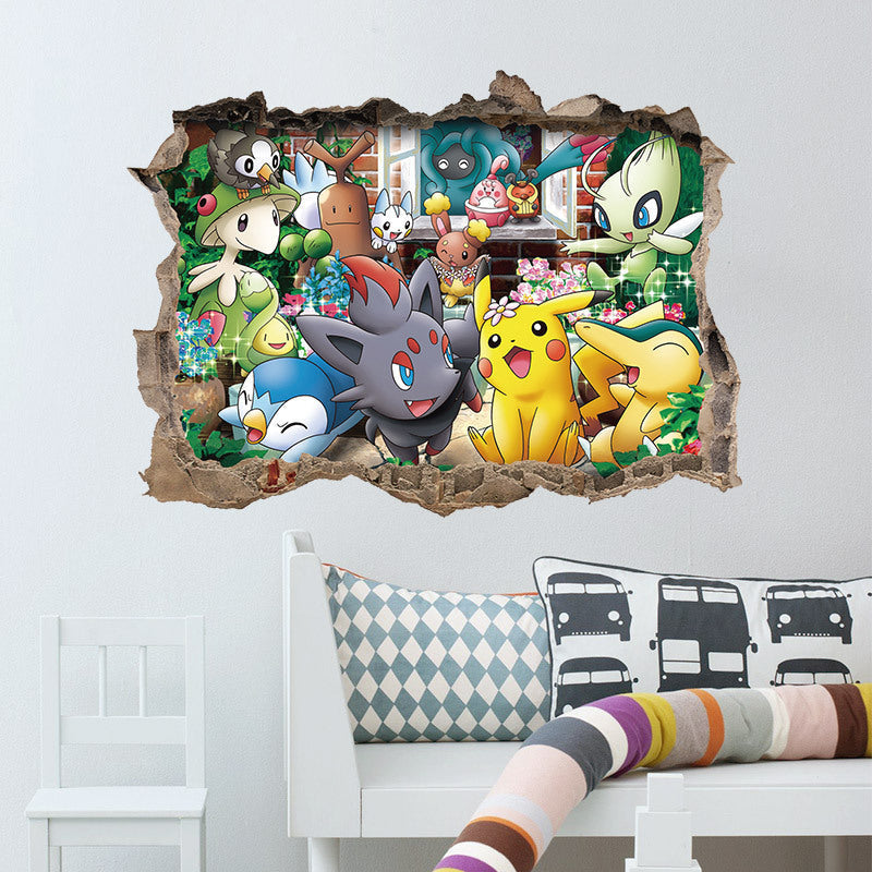 Vinilos decorativos con diferentes motivos de Pokémon