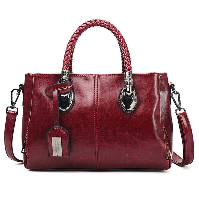 sac de voyage femme vintage rouge