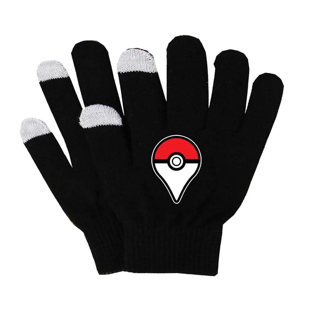 Ensemble d'Hiver Pokémon : Mütze, Schal et Gants Stylés