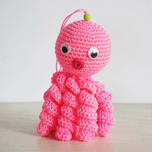 Peluche Pieuvre Rose Pas Cher