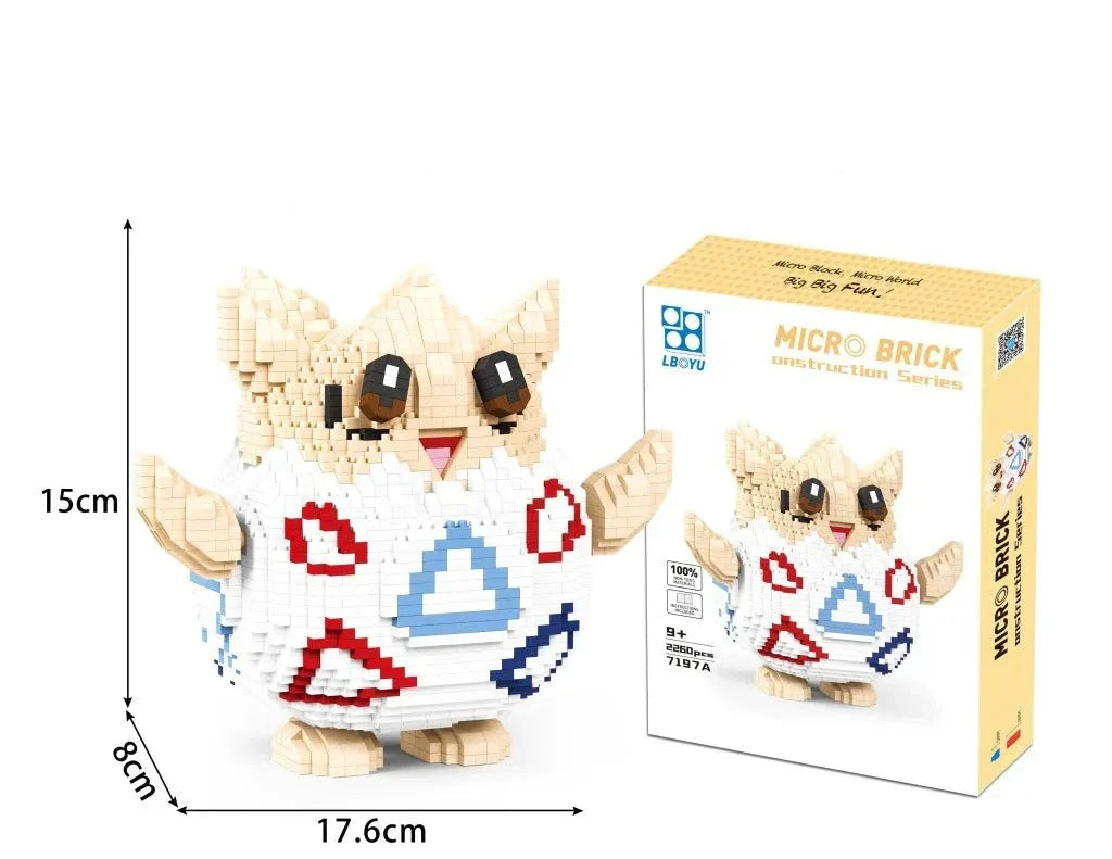 Togepi Micro Brick Klemm-Baustein Set (2260 Bausteine)