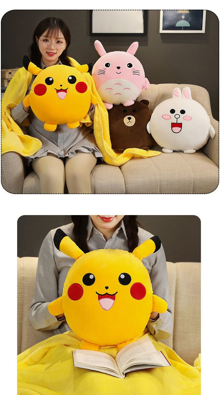 Coussin 3D Pikachu - Le Compagnon Parfait des Fans de Pokémon