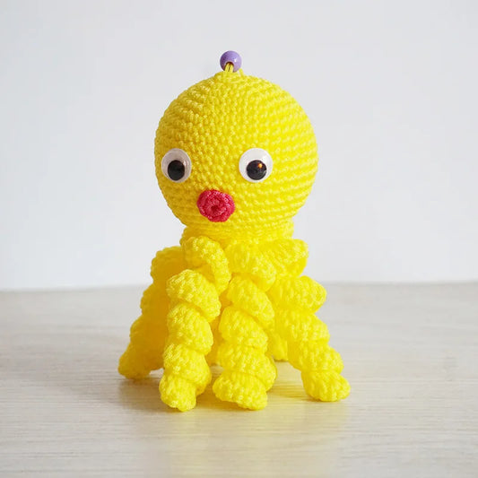 Peluche Pieuvre Jaune