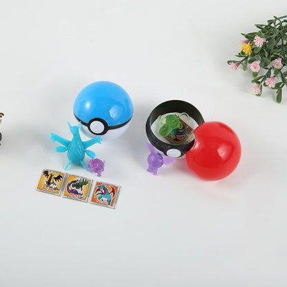 Set de 50 Poké Balls Pokémon avec figurines et autocollants