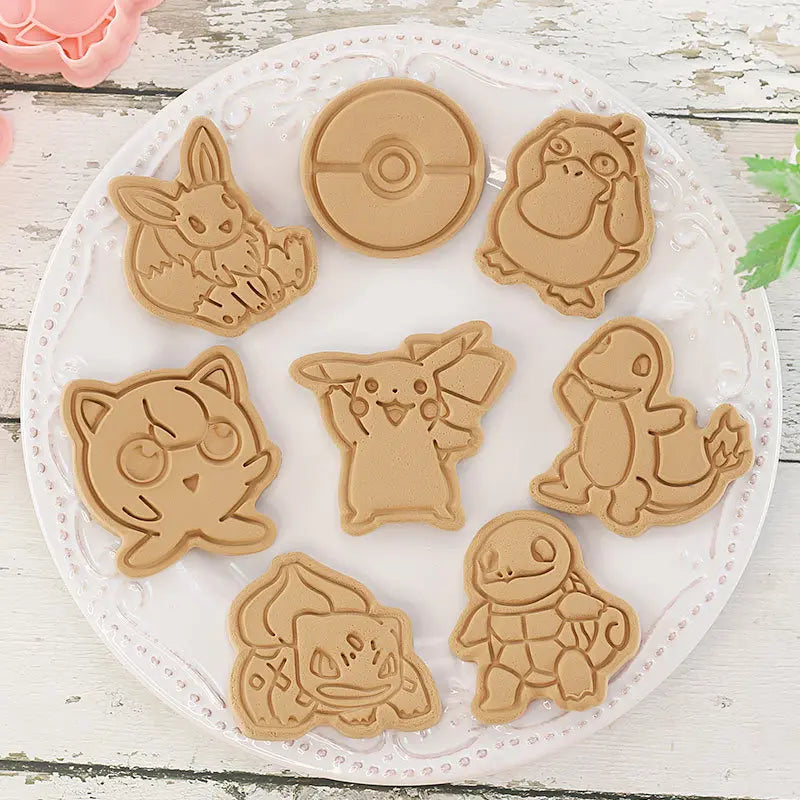 Moules à Biscuits Pokémon - Ensemble de 6 Pièces