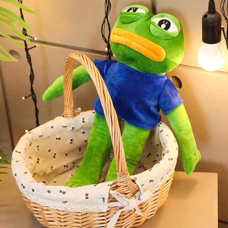 Peluche Pepe The Frog - Confort et Joie Assurés