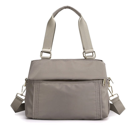 sac de voyage gris textile