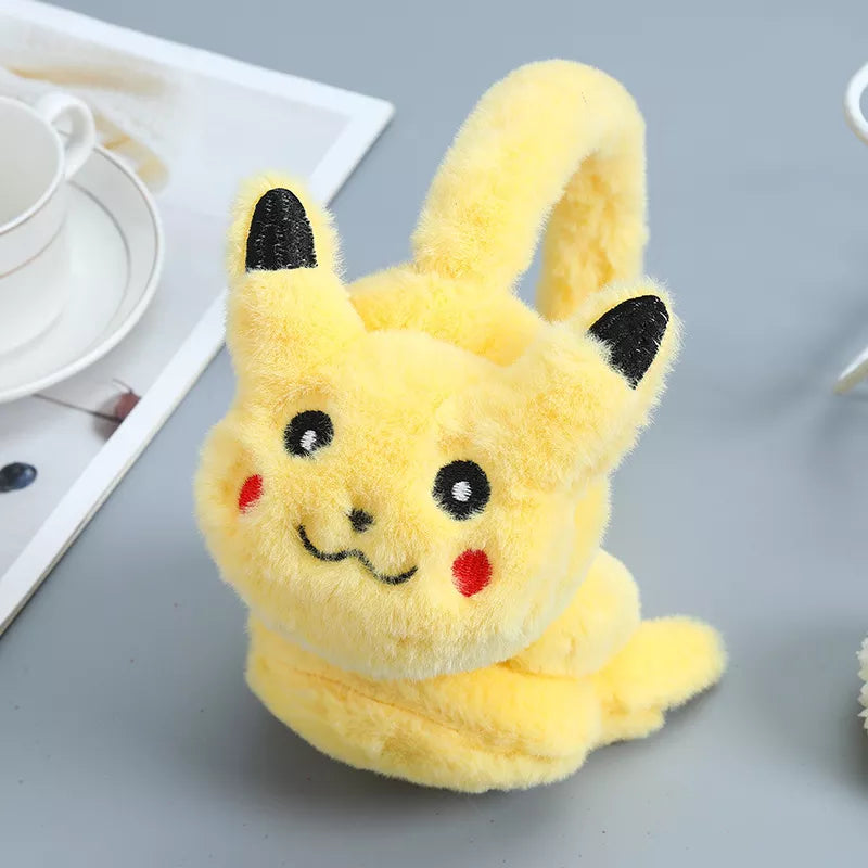 Ohrenschützer Pikachu en Peluche pour l'Hiver