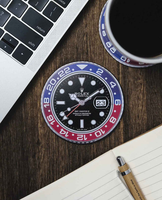 Sous-verres en Silicone GMT Pepsi pour Amateurs de Montres - Passeport Cases
