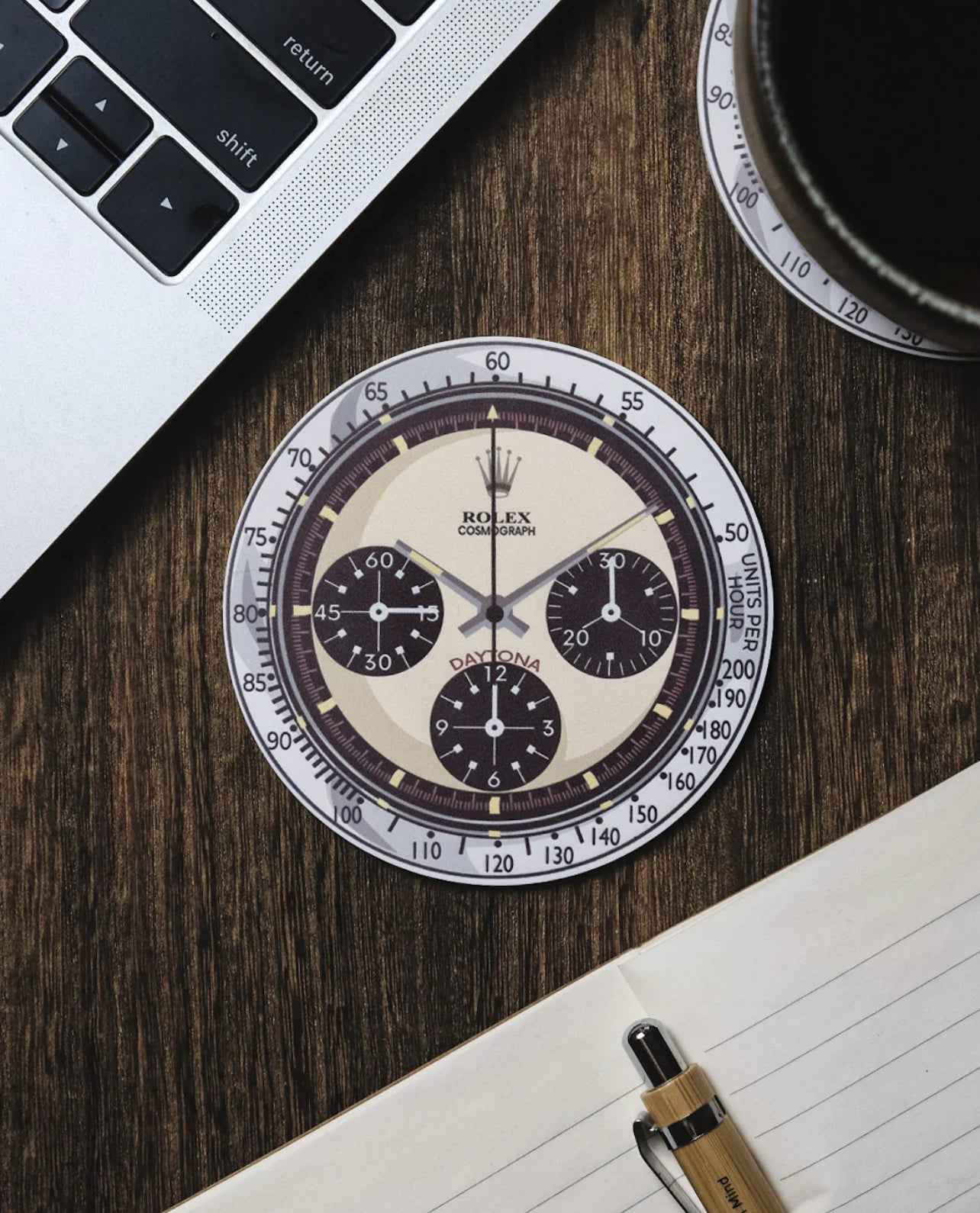 Sous-verres en Silicone pour Passionnés d'Horlogerie - Résistant à l'Eau et à la Chaleur - Passeport Cases