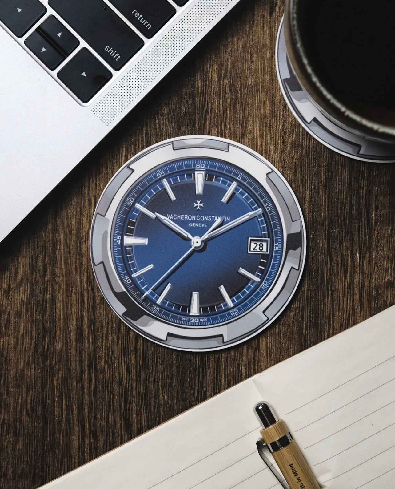 Dessous de Verre en Silicone Anti-dérapant Résistants à l'Eau pour Amateurs de Montres - Passeport Cases