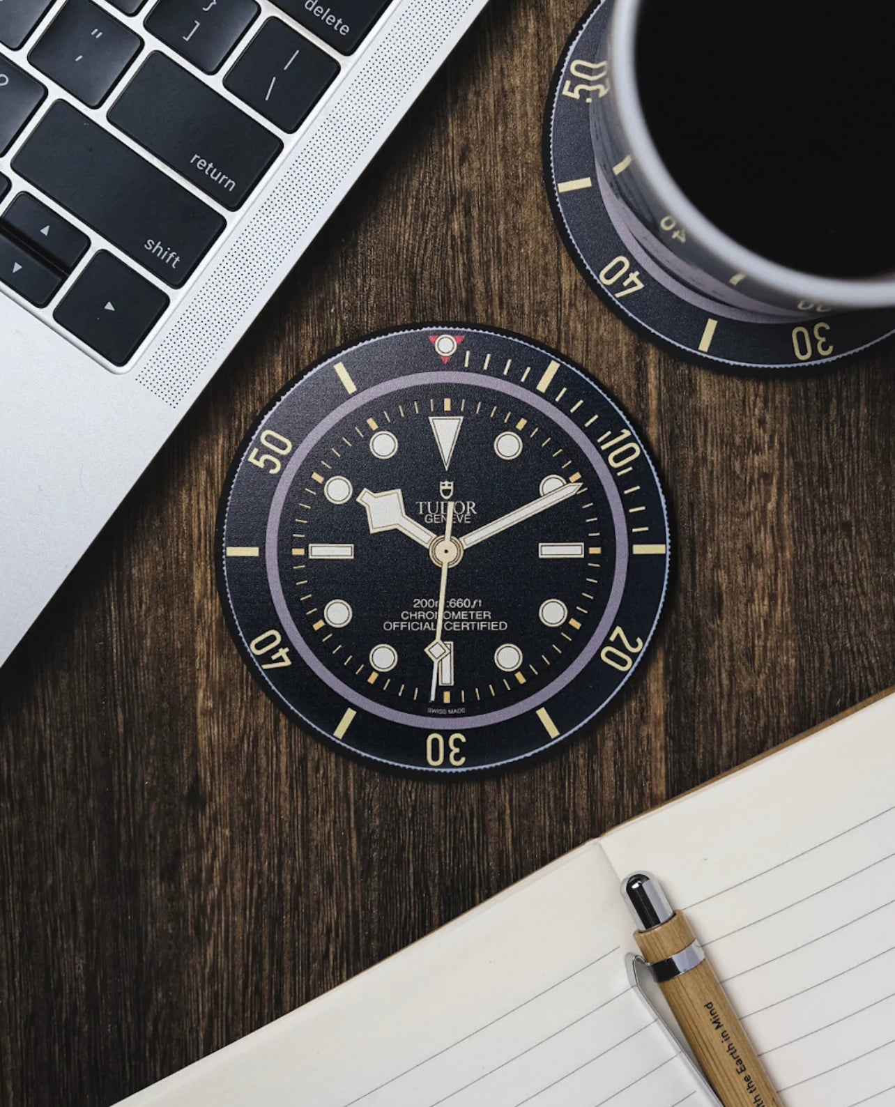 Sous-verres de Luxe Tudor BB58 pour Passionnés de Montres - Passeport Cases