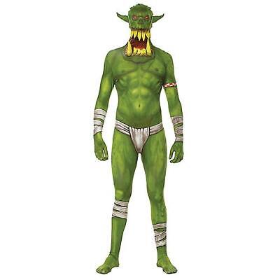 Masque Jaw Dropper Orc Vert de MorphCostumes