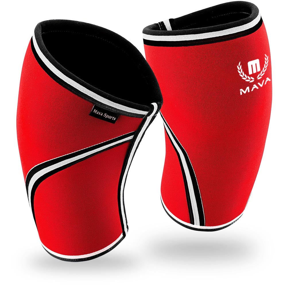 7mm KNEE SLEEVES (Pair)-Mava Sports