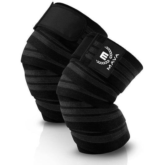 KNEE WRAPS (Pair)-Mava Sports