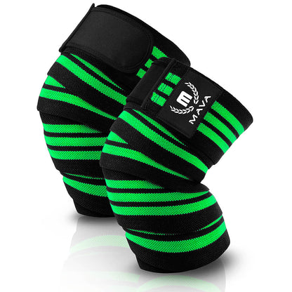 Knee Wraps 72" (2-Piece)-Mava Sports