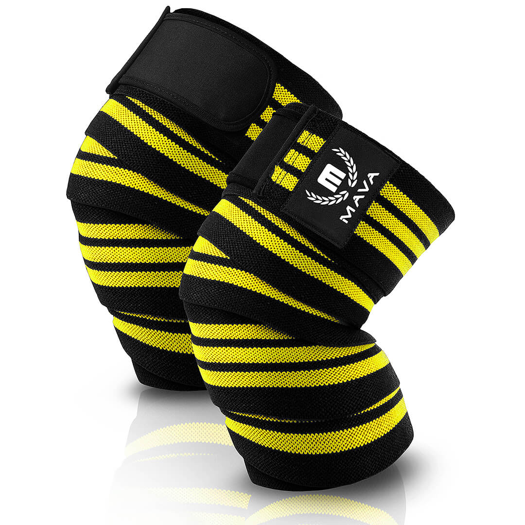 Knee Wraps 72" (2-Piece)-Mava Sports