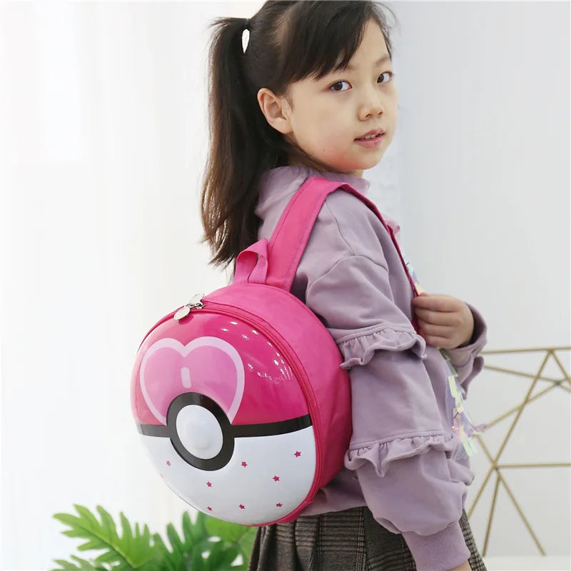 Kinder  Rucksack im Pokeball Aussehen - viele Motive