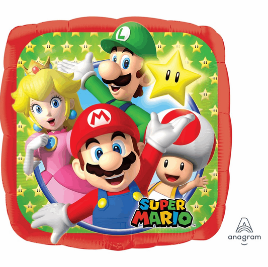 M.18'' Super Mario Bros Square Shaped