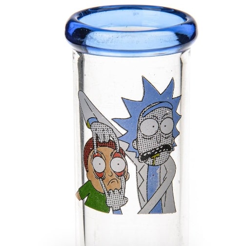 Mini Bang en Verre Rick et Morty 13 cm - Compact et Stylé