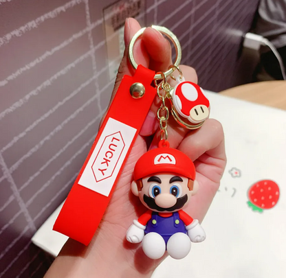 Porte-clé 3D Mario, un hommage ludique au héros des jeux vidéo.