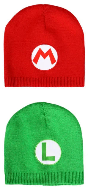 Mario And Luigi Beanies Combo - Super Mario Bros