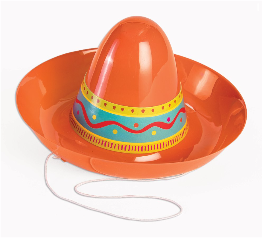 Mini Sombrero - 6 Pieces