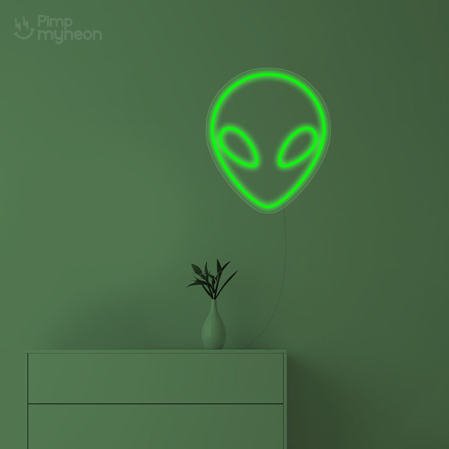 Néon Alien Éclatant de PimpMyNeon