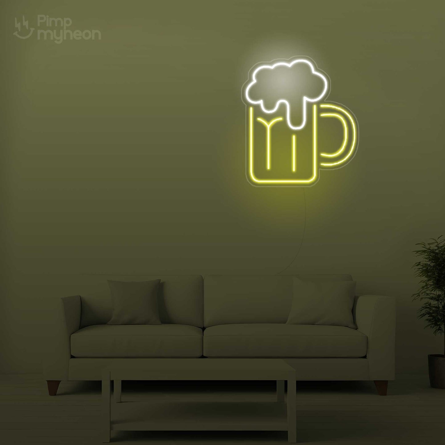 Néon LED Neon Biere - L'ambiance festive pour des moments inoubliables