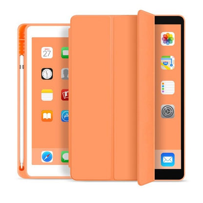 Coque en cuir antichoc avec adsorption magnétique pour iPad