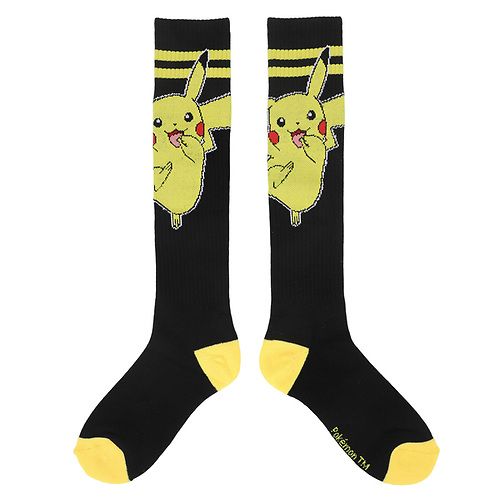 Chaussettes Montantes Pikachu - Accessoire Indispensable pour Fans de Pokémon