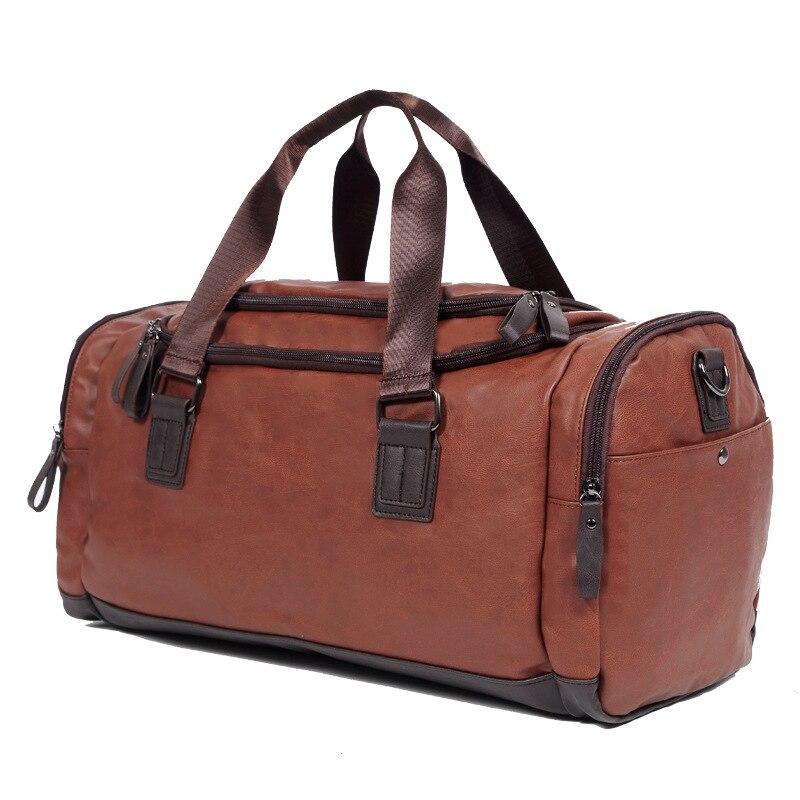 Petit sac de voyage sportif marron