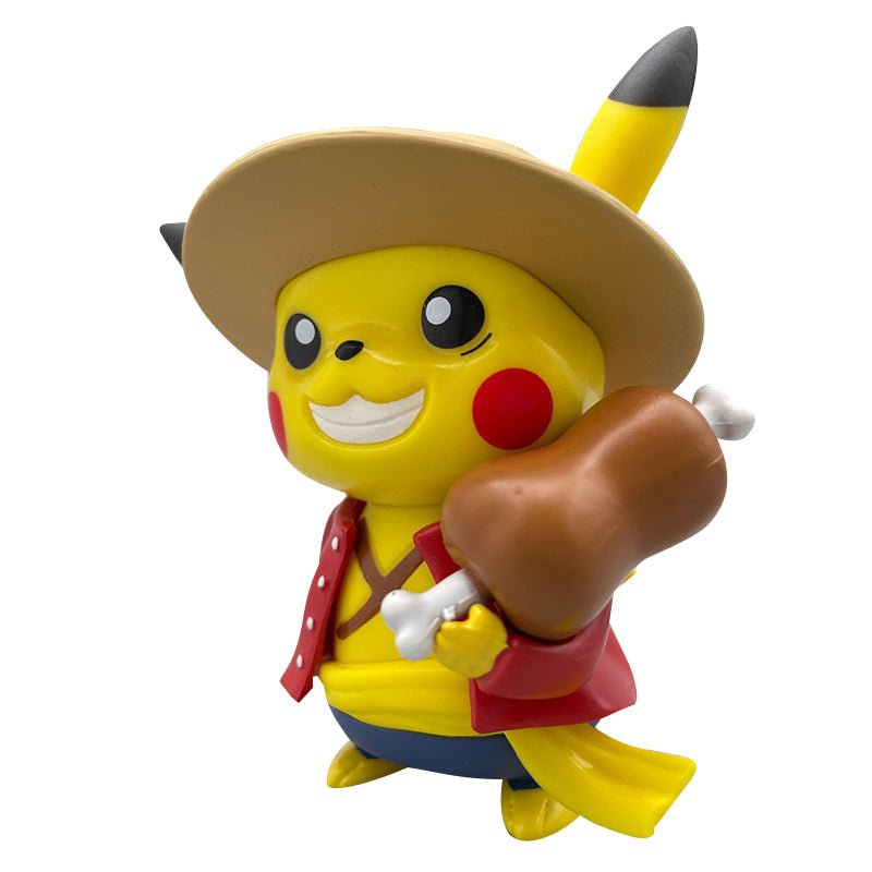 Figurine Cosplay Pikachu - Édition Luffy & Majin Buu