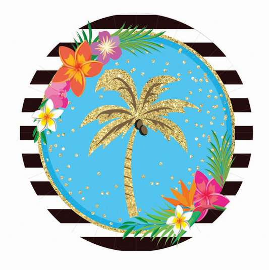 Assiettes Luau 7" - Festivité et Élégance pour Vos Repas d'Été