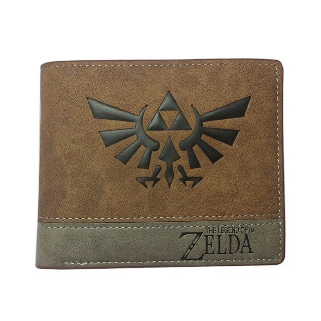 Portefeuille Zelda en Cuir Vegan - Triforce ou Œil Sheikah