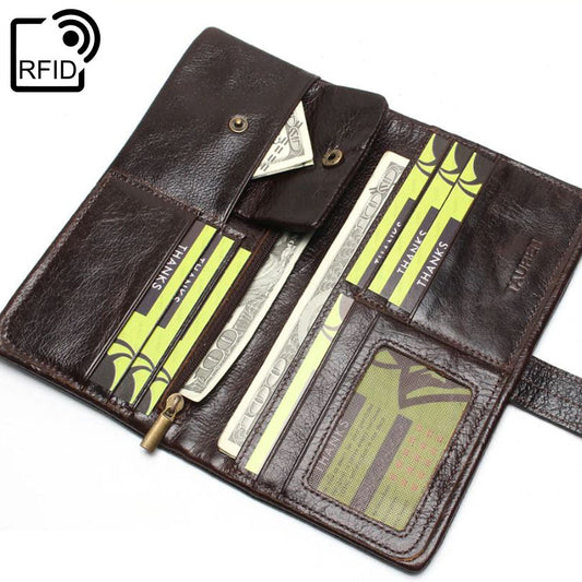 Portefeuille Karl pour Homme - Élégance Vintage avec Protection RFID