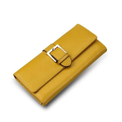 Portefeuille Tendance Femme Jaune