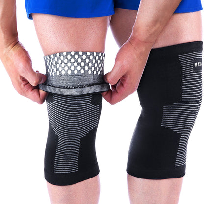 REFLEXOLOGY KNEE SLEEVES (Pair)-Mava Sports